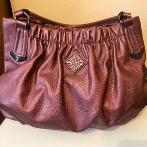 SIMPLY VERA Vera Wang Purple Dual Strap Handbag Purse